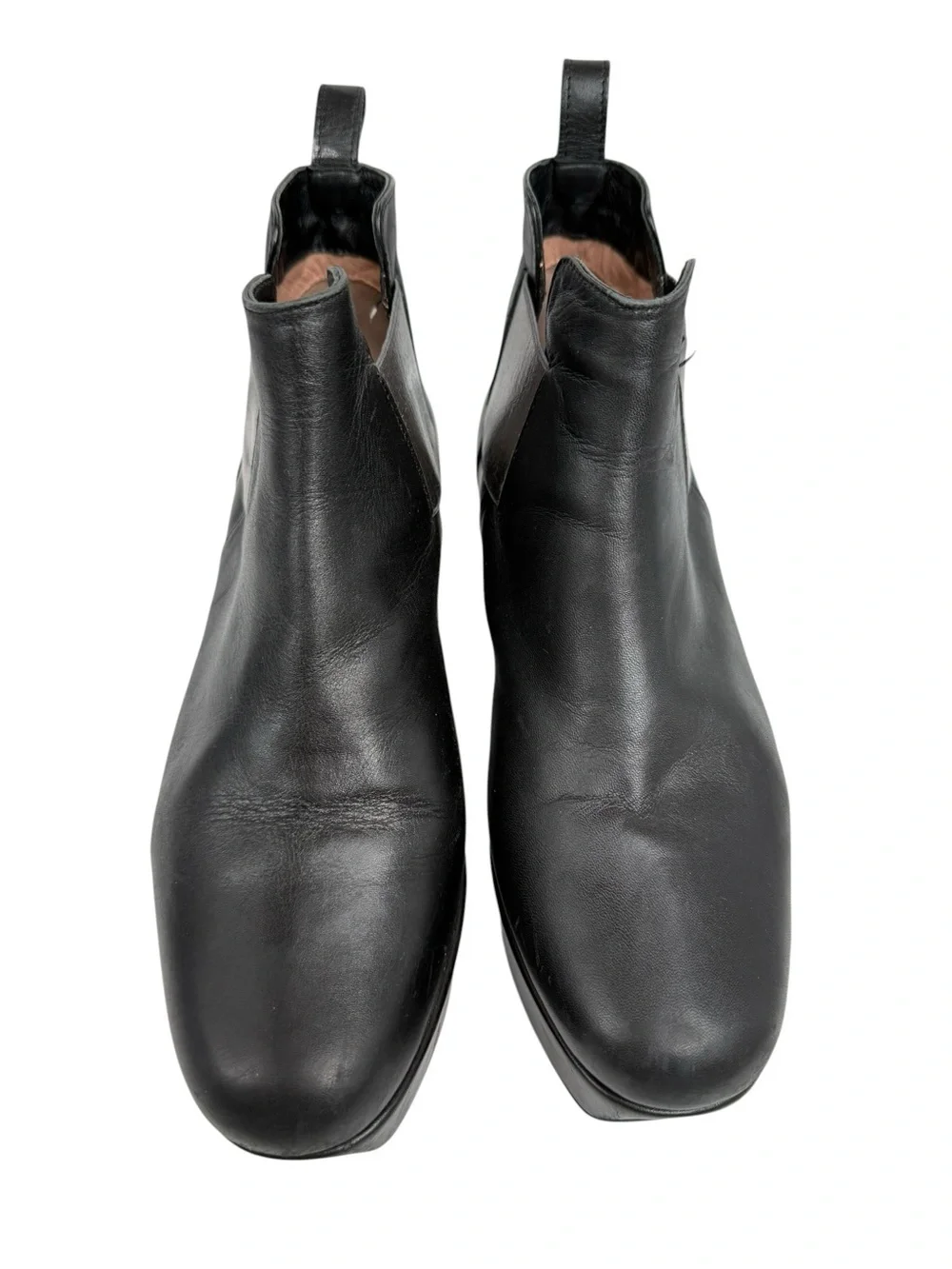 Robert Clergerie Platform Leather Wedge ankle Booties size 37